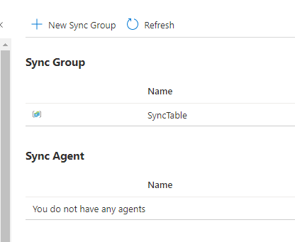 new sync group